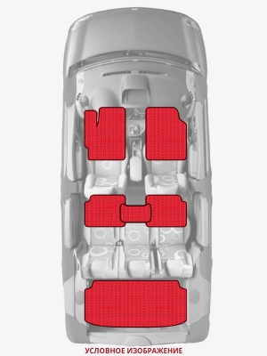 ЭВА коврики «Queen Lux» комплект для Skoda Octavia RS