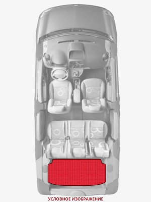 ЭВА коврики «Queen Lux» багажник для BMW 7 series (E23)